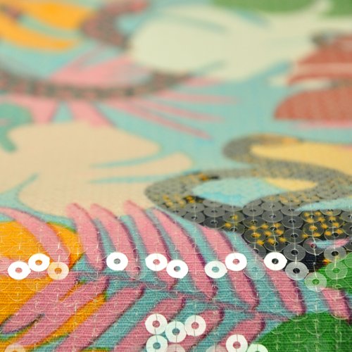 Recycled Poly Print Sequin